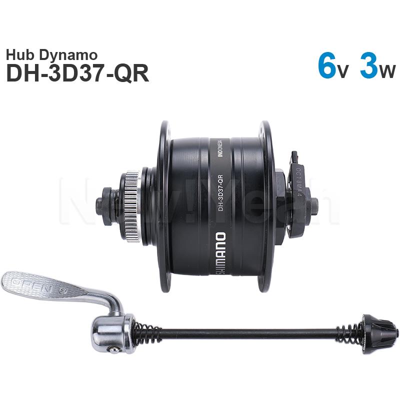 Dynamo Hub Front - SHIMANO Hub Dynamo DH-3D37-QR DH-3D32-QR Disc