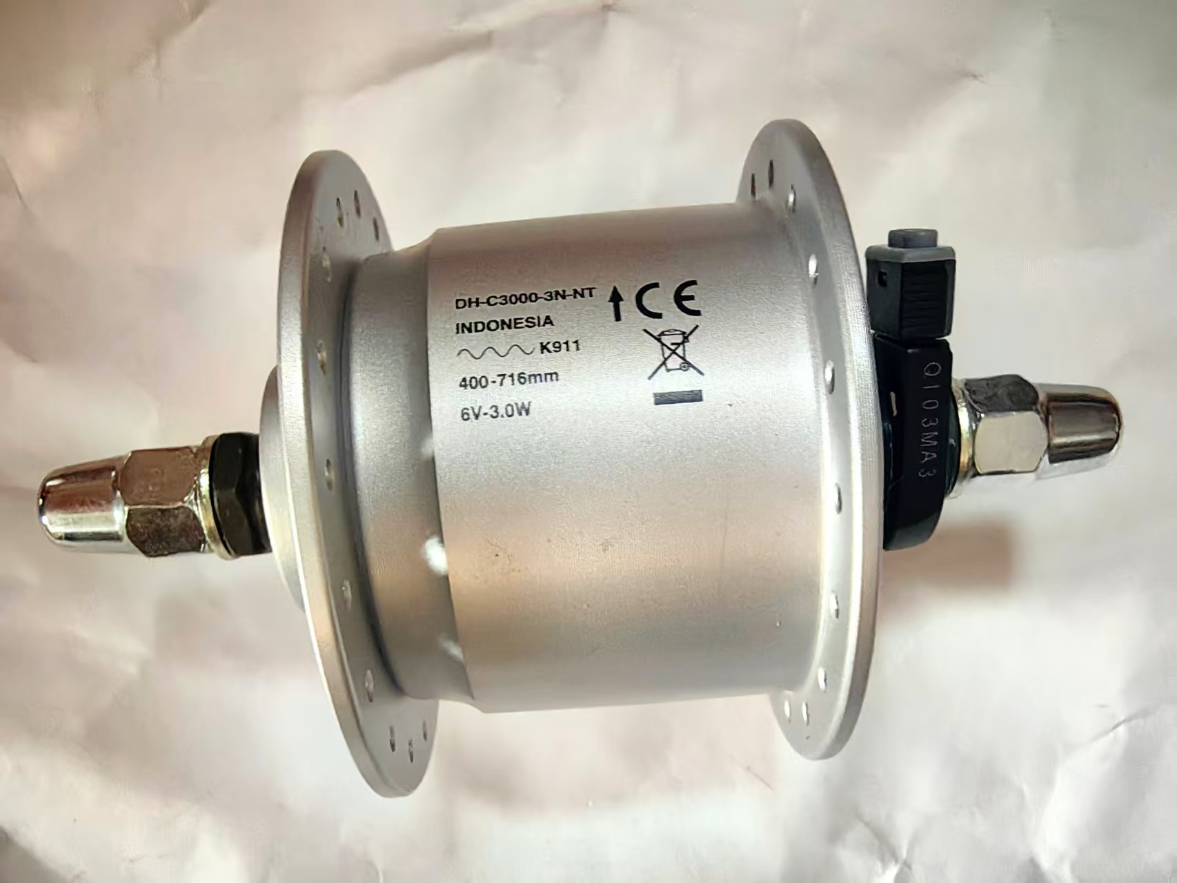 Dynamo Hub Front - Japan Bicycle for shimano Nexus DH-C3000-3N-NT