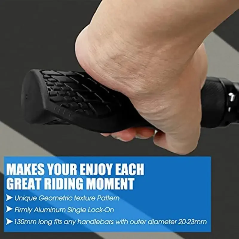 Alloy and Rubber Bike Grips -  – Commuting On Mountain Bike Bewertung und Preis