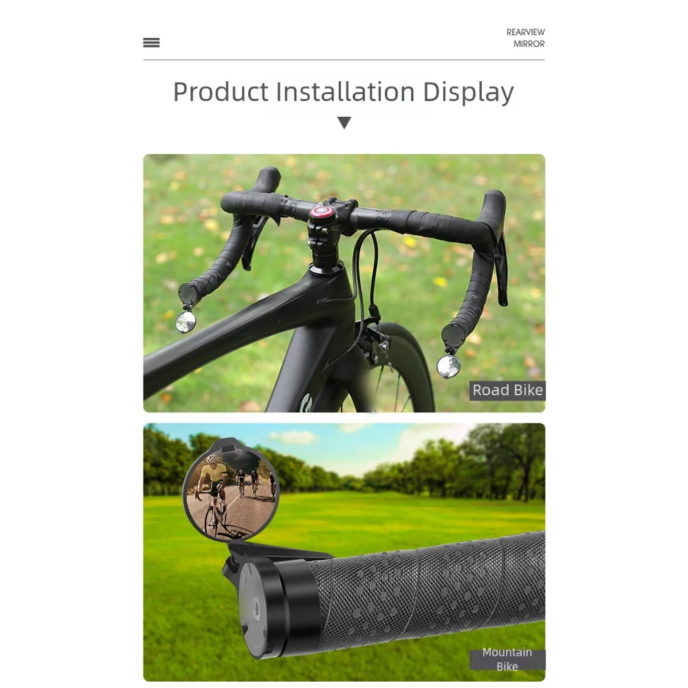 Bicycle Handlebar End Rearview – Mirror Handlebar Convex Bewertung und Preis