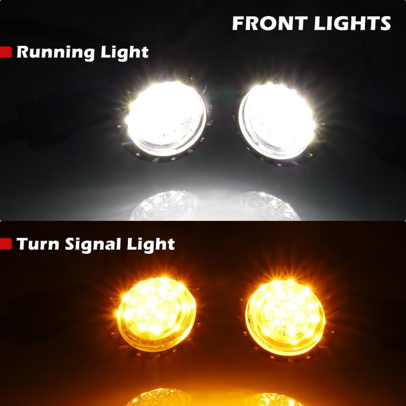 Motorcycle Bullet LED Front Re – Bike Light Front Rear Bewertung und Preis