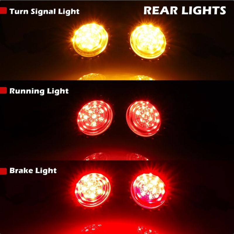 Motorcycle Bullet LED Front Re – Bike Light Front Rear Bewertung und Preis