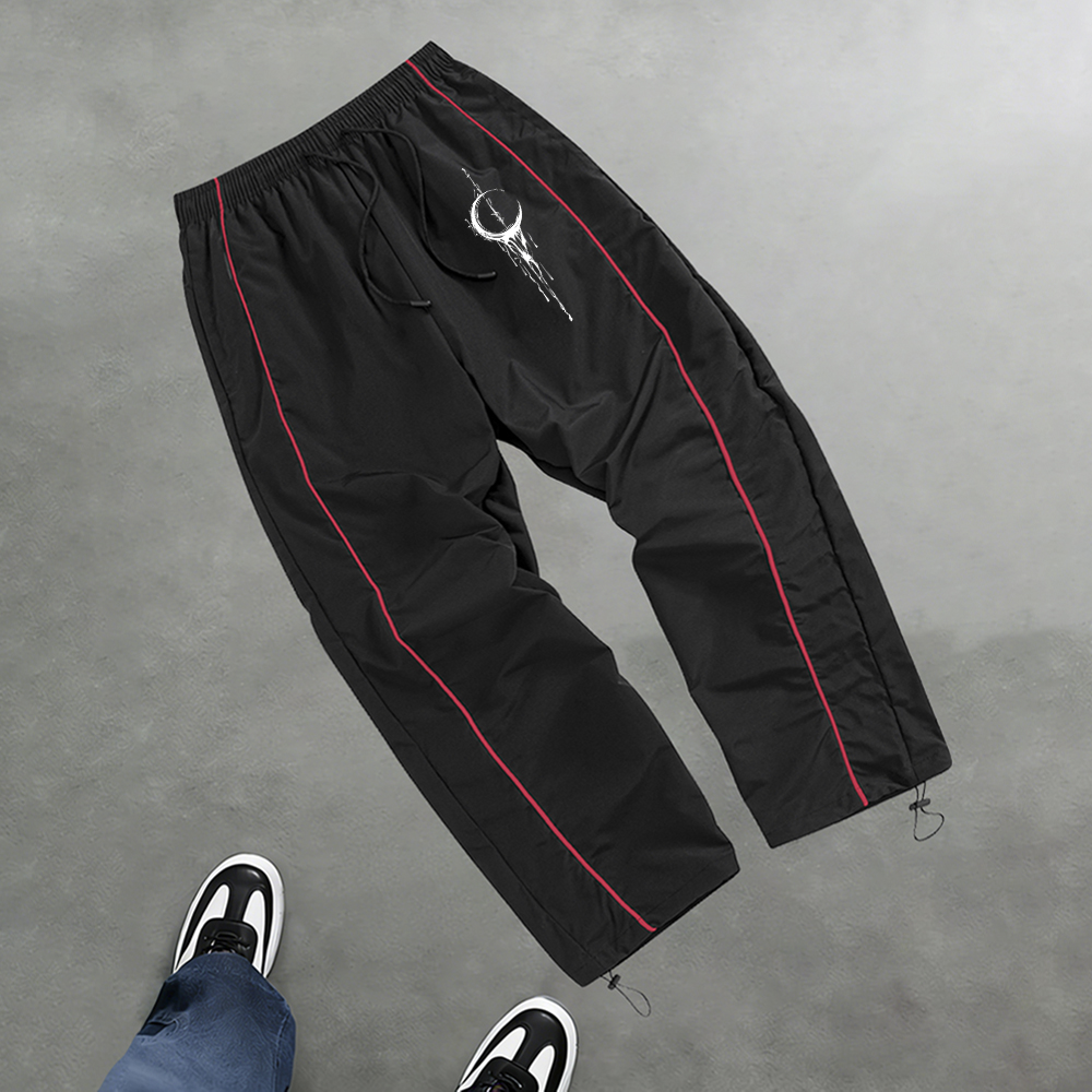 Men's Trendy Crescent Print Ca – Cycling Commuter Trousers Bewertung und Preis