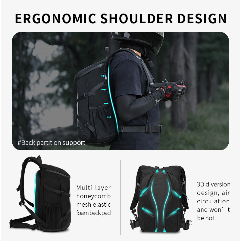 Riding Backpack Motorcycle Hel – Cycling Commuter Backpack Waterproof Bewertung und Preis