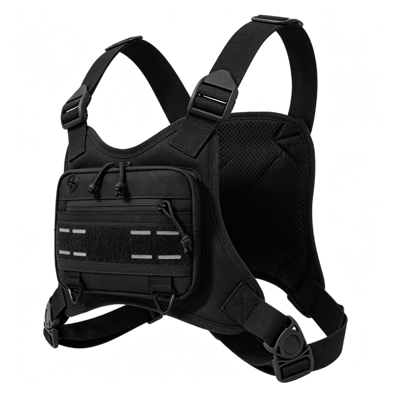 Tactical Front Chest Rig Bag V – Reflective Vest Cycling Bewertung und Preis