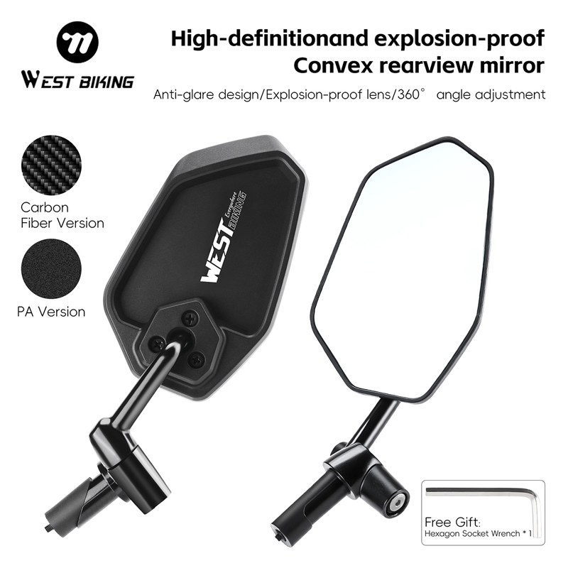 WEST BIKING HD Anti-glare Conv – Mirror Handlebar Convex Bewertung und Preis