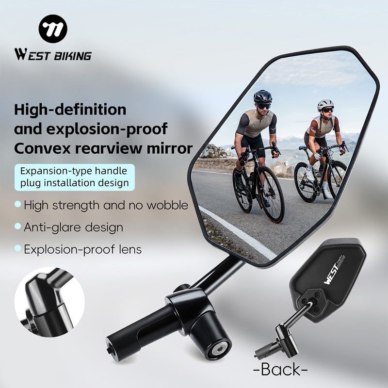 WEST BIKING HD Anti-glare Conv – Mirror Handlebar Convex Bewertung und Preis