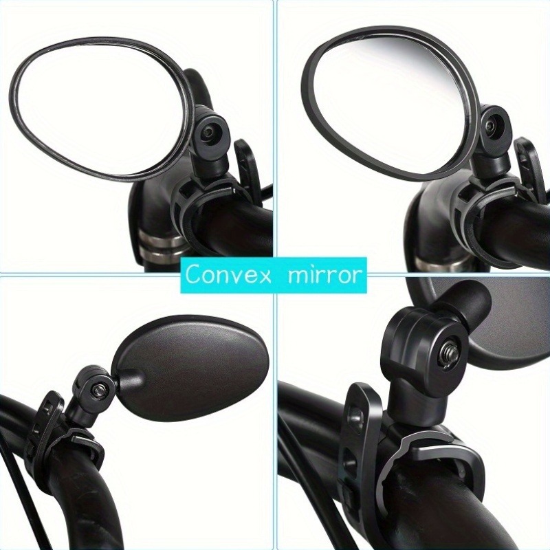 1/2PCS  Bike Mirrors, Acrylic  – Mirror Handlebar Convex Bewertung und Preis