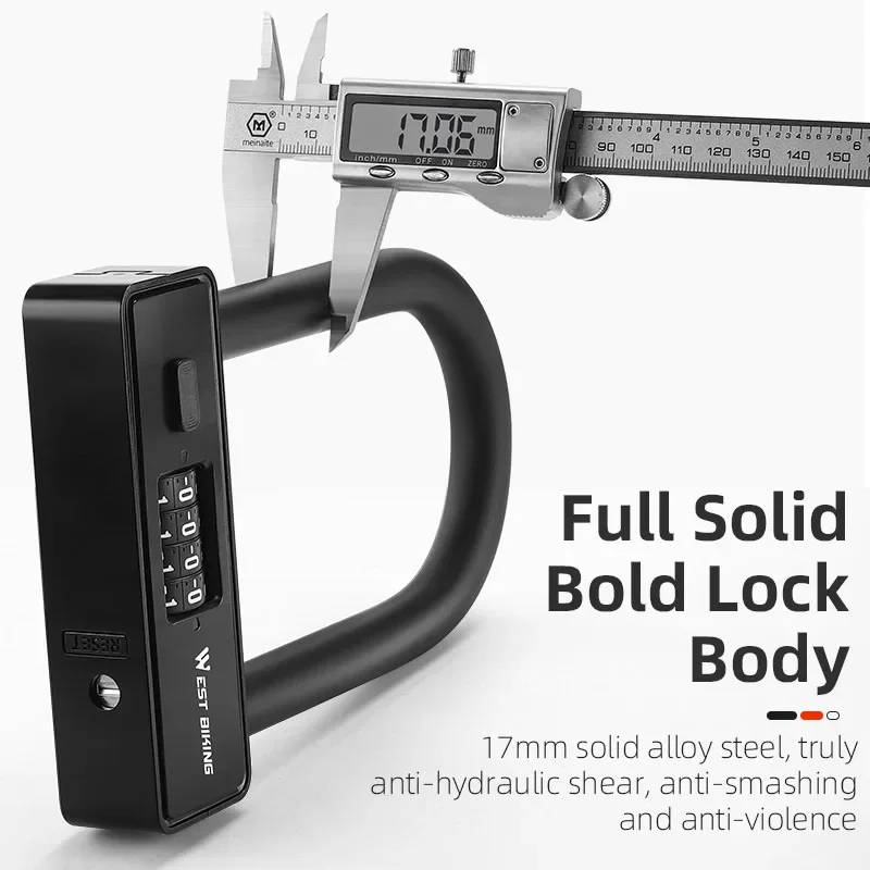 WEST BIKING Combination Bike U – U Lock Heavy Duty Bewertung und Preis