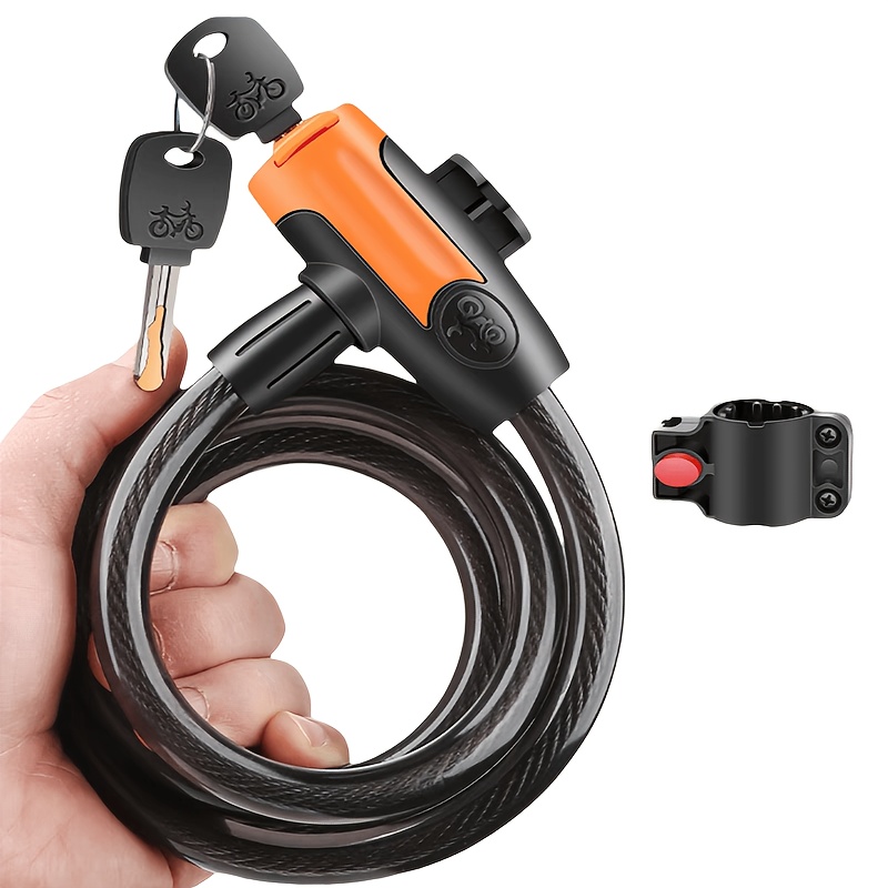 1SET Anti-Cut PVC Coated Keyed – Cable Lock Flexible Bewertung und Preis