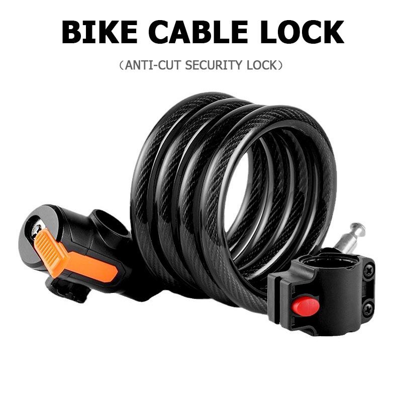 1SET Anti-Cut PVC Coated Keyed – Cable Lock Flexible Bewertung und Preis