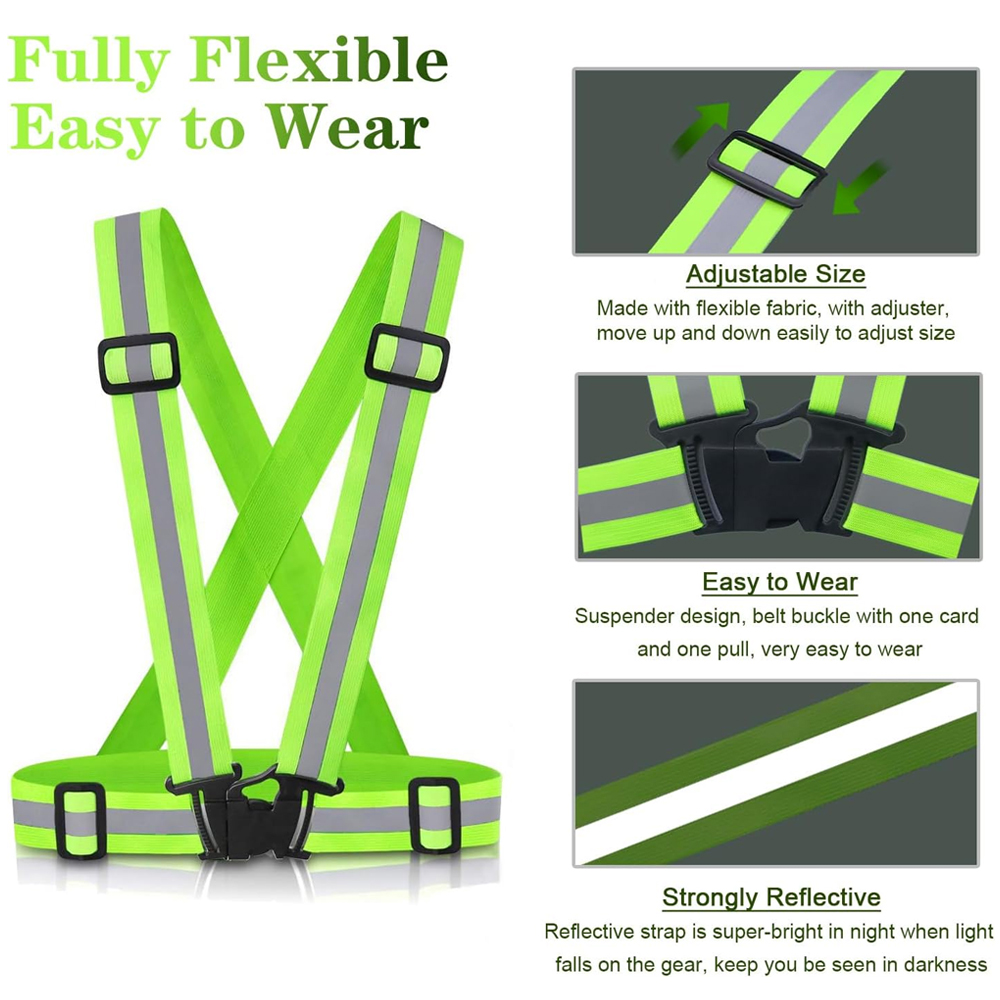 1Pcs Night Running Vest High V – Reflective Vest Cycling Bewertung und Preis