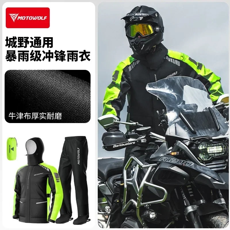 Motowolf Reflective Motorcycle – Cycling Commuter Rain Jacket Bewertung und Preis