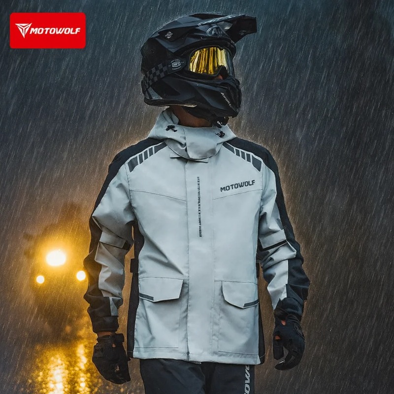 Motowolf Reflective Motorcycle – Cycling Commuter Rain Jacket Bewertung und Preis