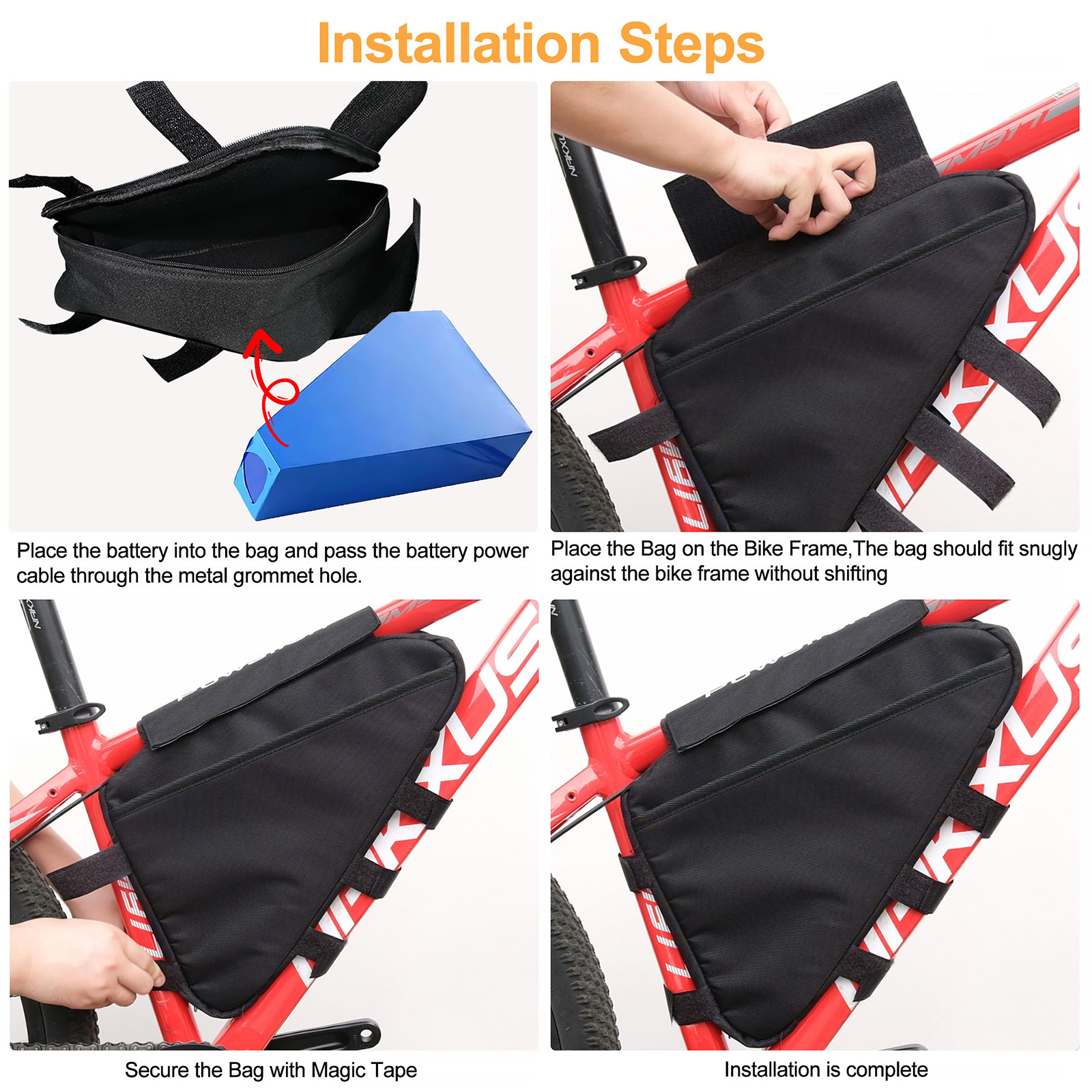 E-Bike Triangle Battery Bag Wa – Cycling Commuter Backpack Waterproof Bewertung und Preis