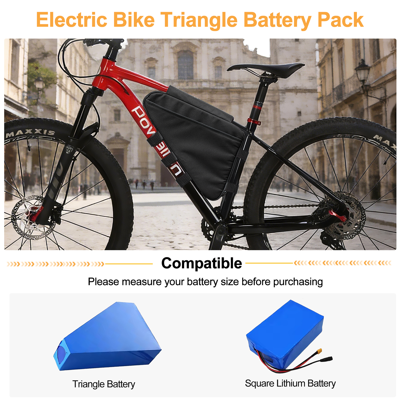 E-Bike Triangle Battery Bag Wa – Cycling Commuter Backpack Waterproof Bewertung und Preis