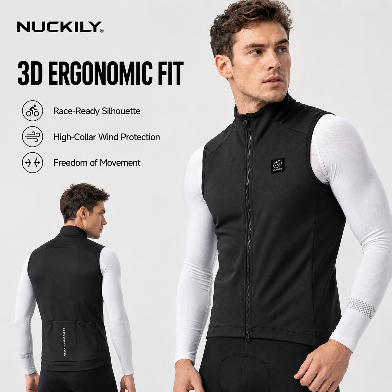NUCKILY Men Cycling Vest Windp – Reflective Vest Cycling Bewertung und Preis
