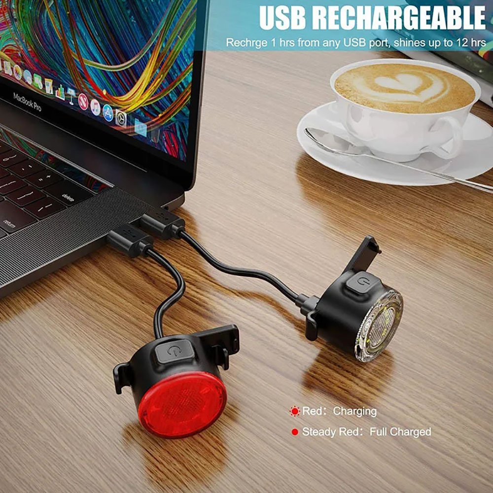 USB Rechargeable Waterproof LE – Bike Light Front Rear Bewertung und Preis
