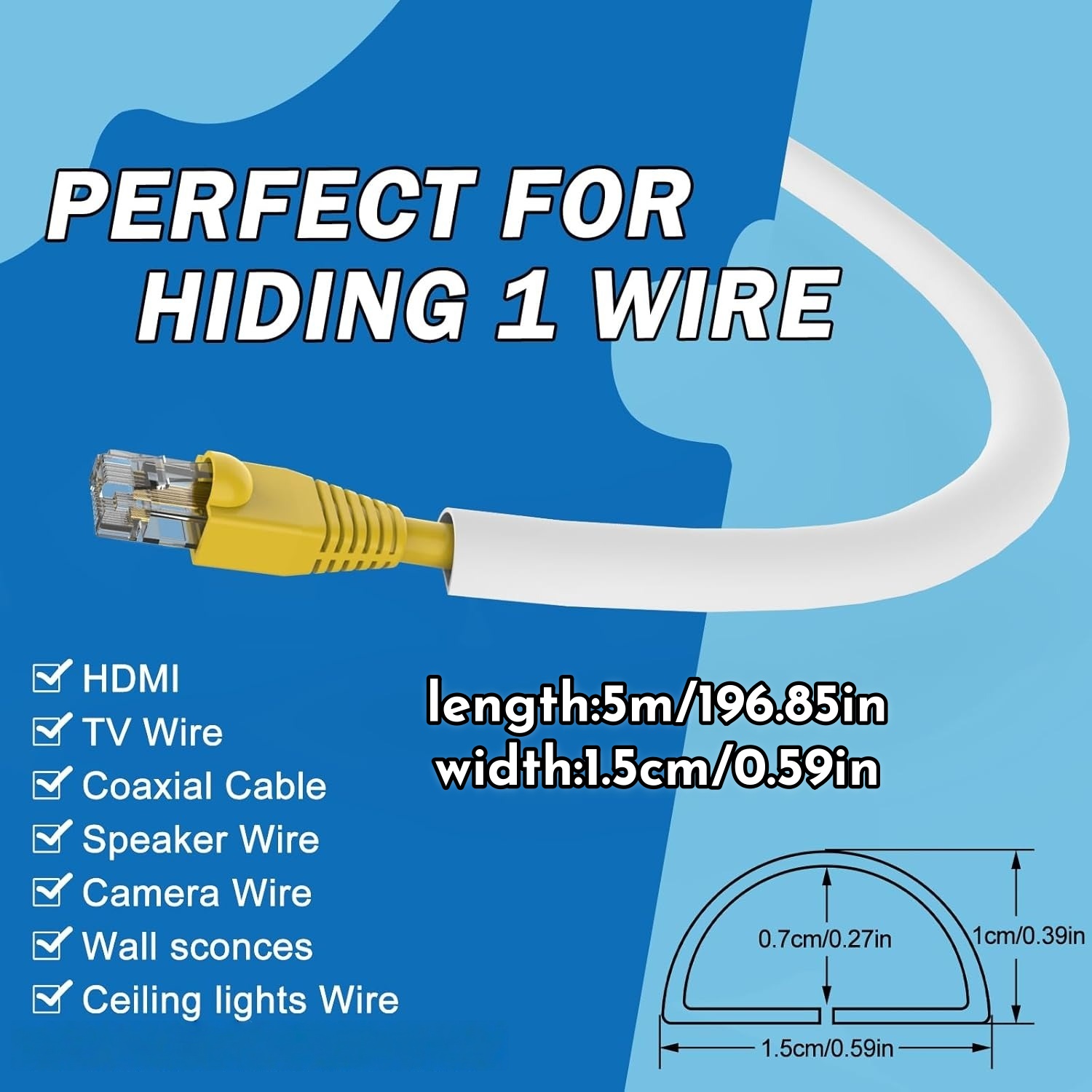 1PC 1/3/5m Flexible floor cabl – Cable Lock Flexible Bewertung und Preis