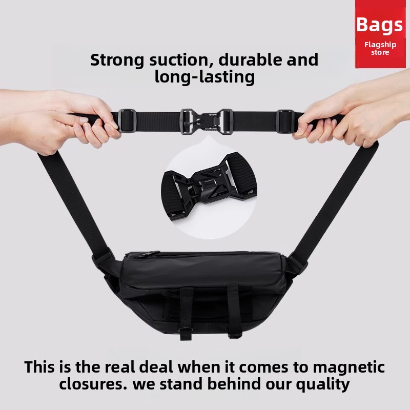 Magnetic Buckle Men Crossbody  – Cycling For Commute Bewertung und Preis