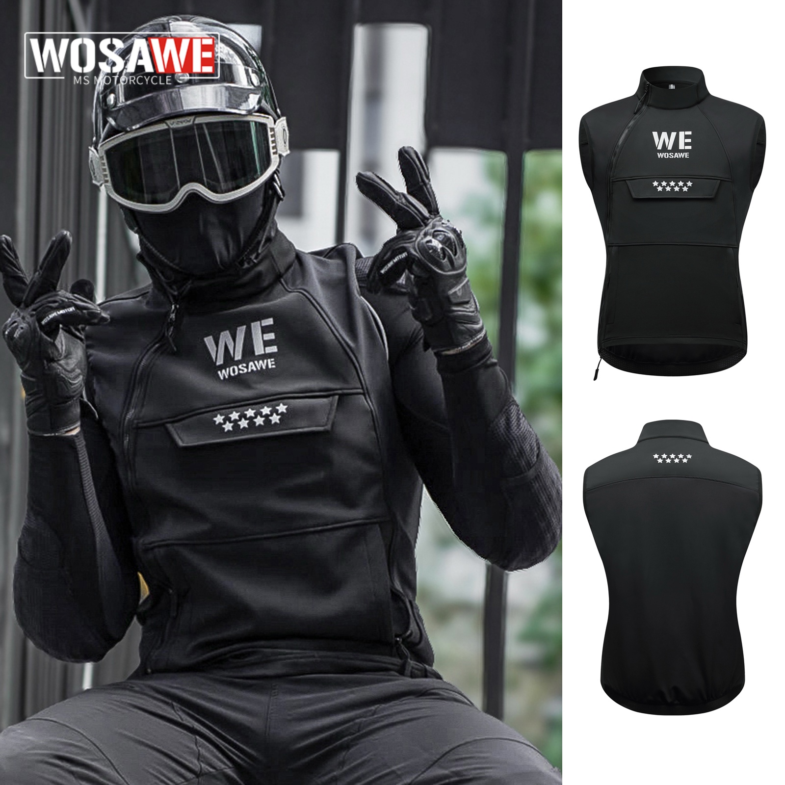 WOSAWE Winter Motorcycle Ridin – Reflective Vest Cycling Bewertung und Preis