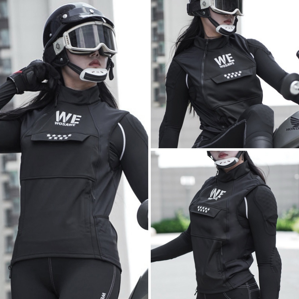 WOSAWE Winter Motorcycle Ridin – Reflective Vest Cycling Bewertung und Preis